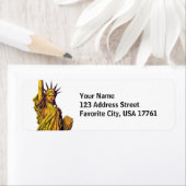 レディーリバティ差出人住所ラベル ラベル (インサイチュ)