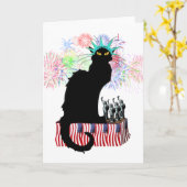 レディーリバティ – 愛国的ルチャットノワール カード (黄色い花)