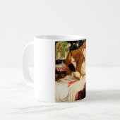 レディーリリス素晴らしト(長赤毛の美しい) コーヒーマグカップ (正面左)