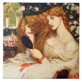 レディーリリス素晴らしト(長赤毛の美しい) タイル