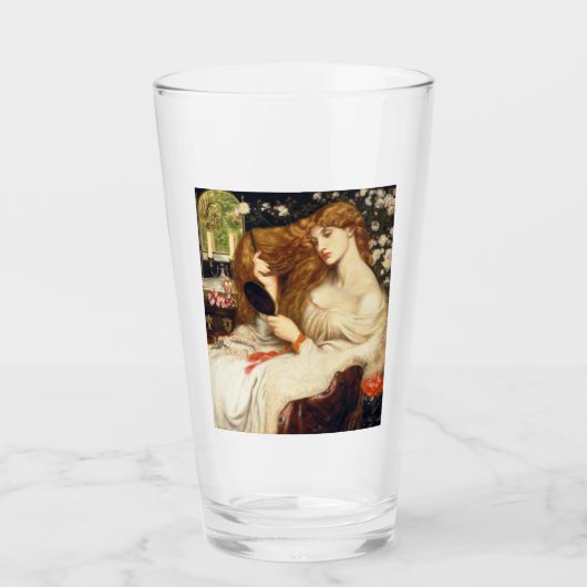 レディーリリス素晴らしト(長赤毛の美しい) タンブラーグラス (正面)