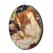 レディーリリス素晴らしト(長赤毛の美しい) ダーツボード (正面右)