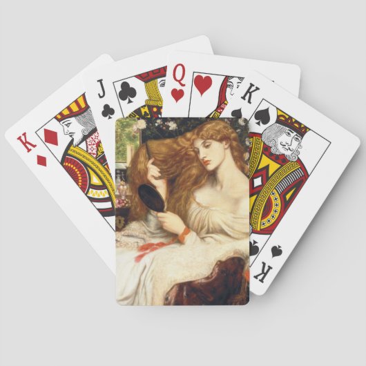 レディーリリス素晴らしト(長赤毛の美しい) トランプ (裏面)