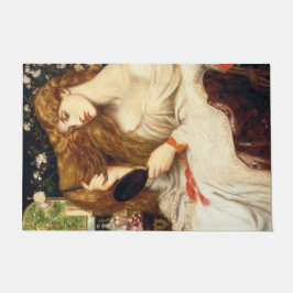 レディーリリス素晴らしト(長赤毛の美しい) ドアマット