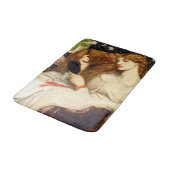 レディーリリス素晴らしト(長赤毛の美しい) バスマット (アングル)