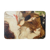 レディーリリス素晴らしト(長赤毛の美しい) バスマット (正面)