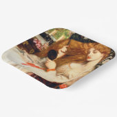 レディーリリス素晴らしト(長赤毛の美しい) ペーパープレート (傾斜あり)