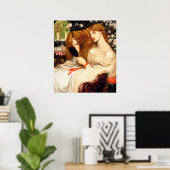 レディーリリス素晴らしト(長赤毛の美しい) ポスター (ホームオフィス)