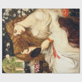 レディーリリス素晴らしト(長赤毛の美しい) ラッピングペーパー