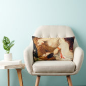 レディーリリス素晴らしト(長赤毛の美しい) ランバークッション (椅子)