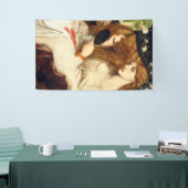 レディーリリス素晴らしト(長赤毛の美しい) 横断幕 (トレードショー)