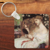 レディーリリスbyロセッティヴィンテージビクトリアンポルタット キーホルダー (正面)