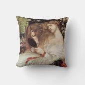 レディーリリスbyロセッティヴィンテージビクトリアンポルタット クッション (正面)