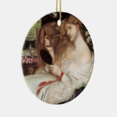 レディーリリスbyロセッティヴィンテージビクトリアンポルタット セラミックオーナメント (右)