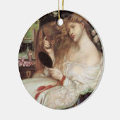 レディーリリスbyロセッティヴィンテージビクトリアンポルタット セラミックオーナメント (左)