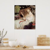 レディーリリスbyロセッティヴィンテージビクトリアンポルタット ポスター (キッチン)