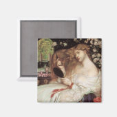 レディーリリスbyロセッティヴィンテージビクトリアンポルタット マグネット (正面/裏面)