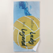 レディーレジェンドウォーターポロタオル ビーチタオル (正面)