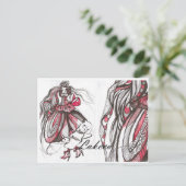 レディーレッド ポストカード (スタンド正面)