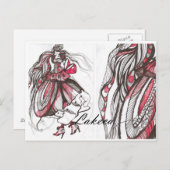 レディーレッド ポストカード (正面/裏面)