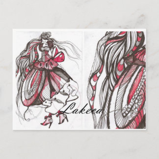 レディーレッド ポストカード