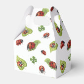 レディーレディーバグ誕生日パーティー、任意の年齢 フェイバーボックス (裏面サイド)