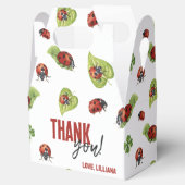 レディーレディーバグ誕生日パーティー、任意の年齢 フェイバーボックス (オープン)