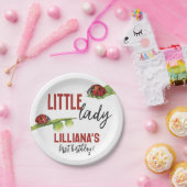 レディーレディーバグ誕生日パーティー、任意の年齢 ペーパープレート (パーティー)