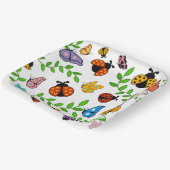 レディーロブバグと蝶のパーティー ペーパープレート (傾斜あり)