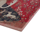 『レディー・アンド・ユニコーン中世タペストリーの光景』 カッティングボード (角)