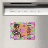 レディ予測できなタトゥー&ワインドラママグネット マグネット (インサイチュ (食洗機))