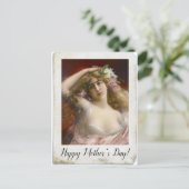 レディ動揺してーの写ビクトリアン真 ポストカード (スタンド正面)