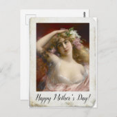 レディ動揺してーの写ビクトリアン真 ポストカード (正面/裏面)