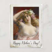 レディ動揺してーの写ビクトリアン真 ポストカード (正面)