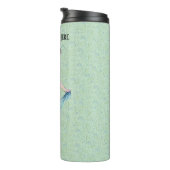 レディ古代かわいらしエジプトのピンクのドレスの緑 タンブラー (回転右)