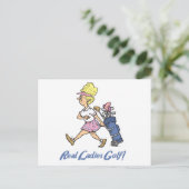 レディ実在ス・ゴルフ ポストカード (スタンド正面)