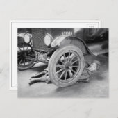 レディ整備士, 1920 ポストカード (正面/裏面)