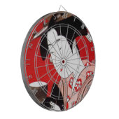 レディ日本のティーサービングセレモニープリント ダーツボード (正面左)