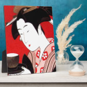 レディ日本のティーサービングセレモニープリント フォトプラーク (側面)