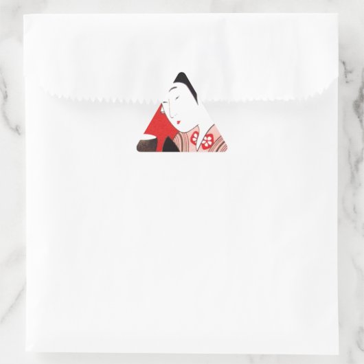 レディ日本のティーサービングセレモニープリント 三角形シール (バッグ)