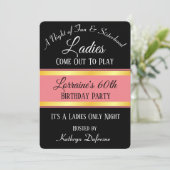 『レディ来ス・アウト・トゥ遊』誕生日 招待状 (スタンド正面)