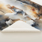 レディ歩くが森を抜ける シェルパブランケット (3/4)