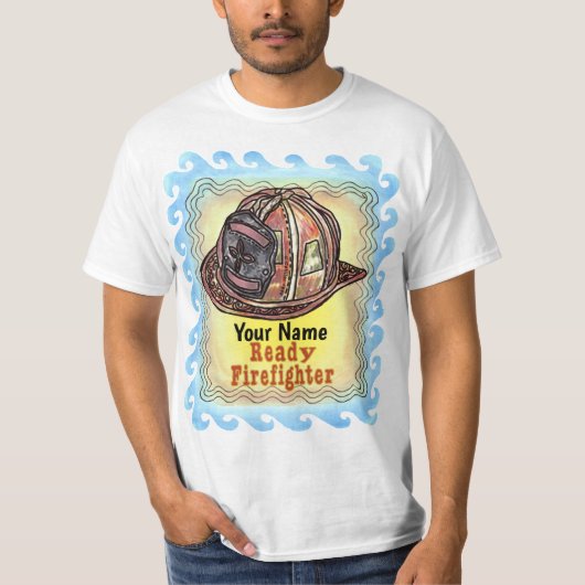 レディ消防士 Tシャツ (正面)