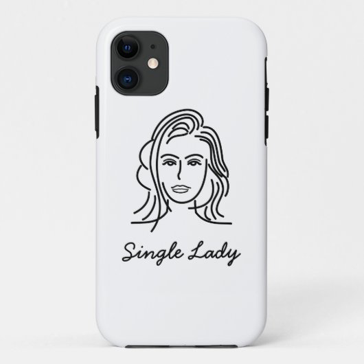 レディ独身のーIphoneケース Case-Mate iPhoneケース (裏面)