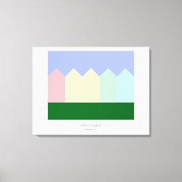 レディ絵を描ズ – アラモスクエア – サンフランシスコ キャンバスプリント