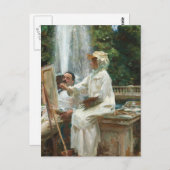 レディ絵画ズの滝のそばに ポストカード (正面/裏面)