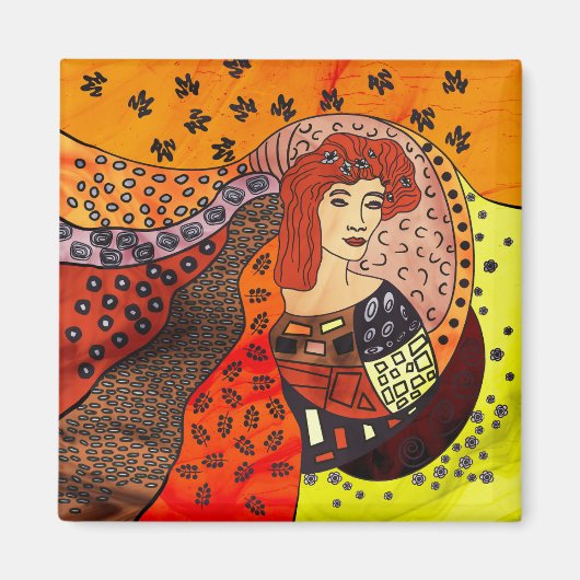 レディ自然 マグネット (正面)