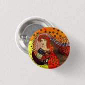 レディ自然 缶バッジ (正面&裏面)