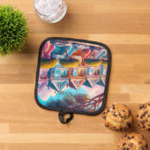 レディ色彩の鮮やかズサンビクトリアンフランシスコ 鍋敷き (トップダウン)