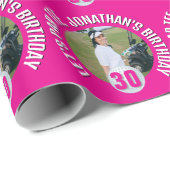 レディ誕生日バッシュアンドゴルフおもしろい ラッピングペーパー (ロールコーナー)